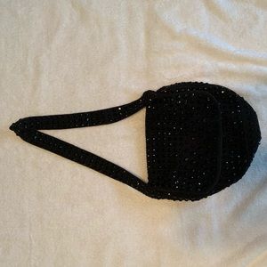 Topshop black studded bag